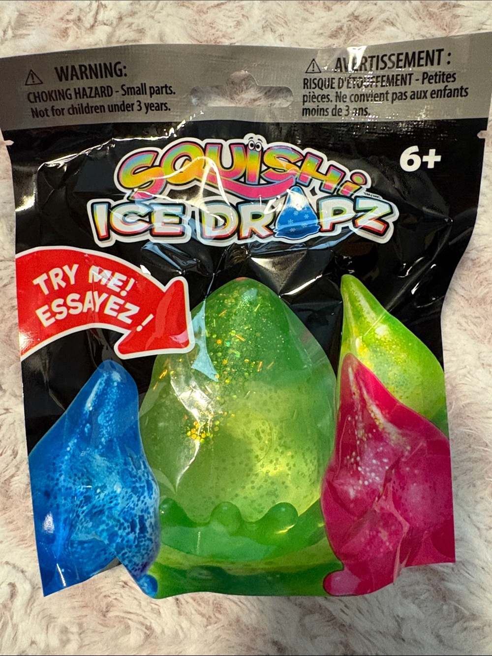 Green Glitter Squeeze Toy - Kids Sensory Play